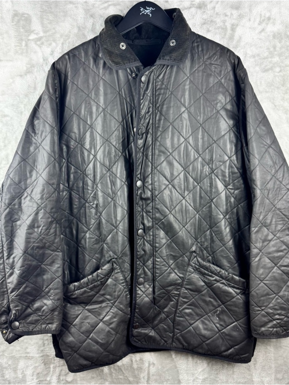 Barbour Duracotton Polarquilt Full Zip Diamond‎ Quilted Mens Jacket Outdoor